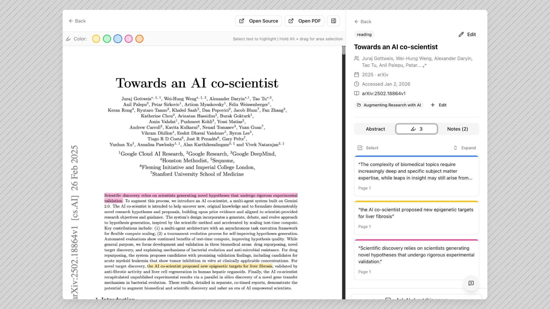 Capture without friction - highlight and save from PDFs